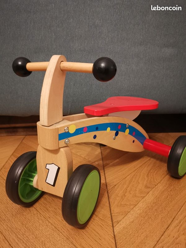 Petit vélo draisienne roues en Bois Jeux Jouets