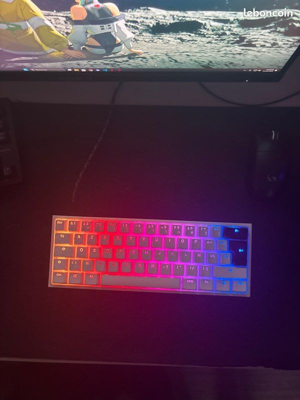 Ducky one 2 mini Switchs rapid silver (image 1)