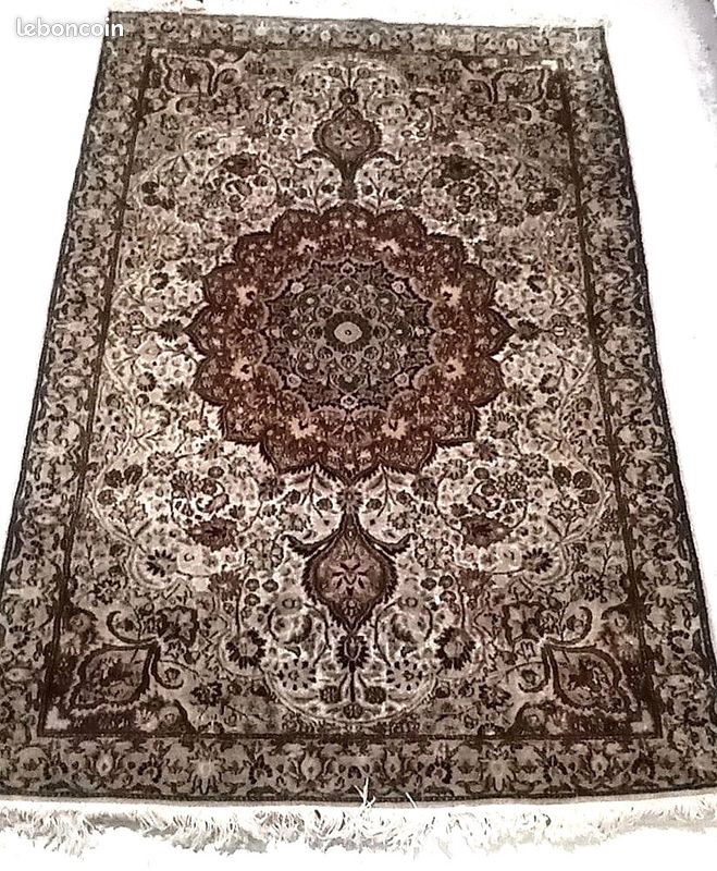 Tapis 1m20 x 1m80, fait main, persan, iranien (image 3)