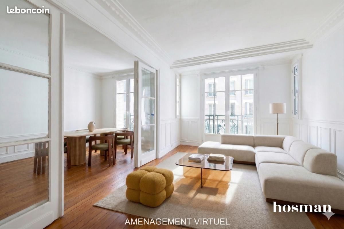 Appartement 3 pièces 58 m² · à Paris · 58 m² · 595 000 €