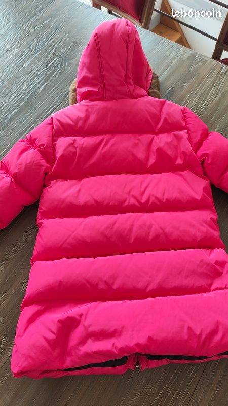 Manteau Vintage Jean Paul Gaultier En Cuir Avec Col Et Côtés En Mouton - Taille XXL - Occasion Très Bon état