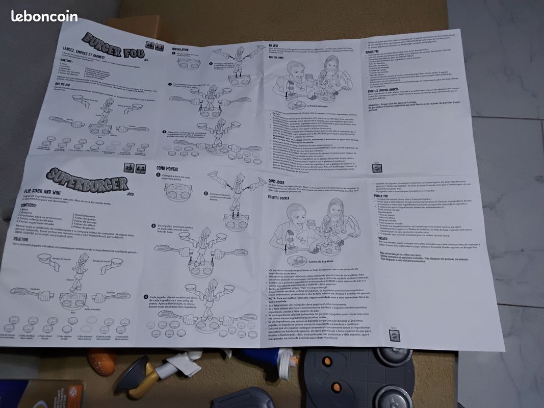 Jeu superBurger Mattel 5ans+ très bon état (image 6)