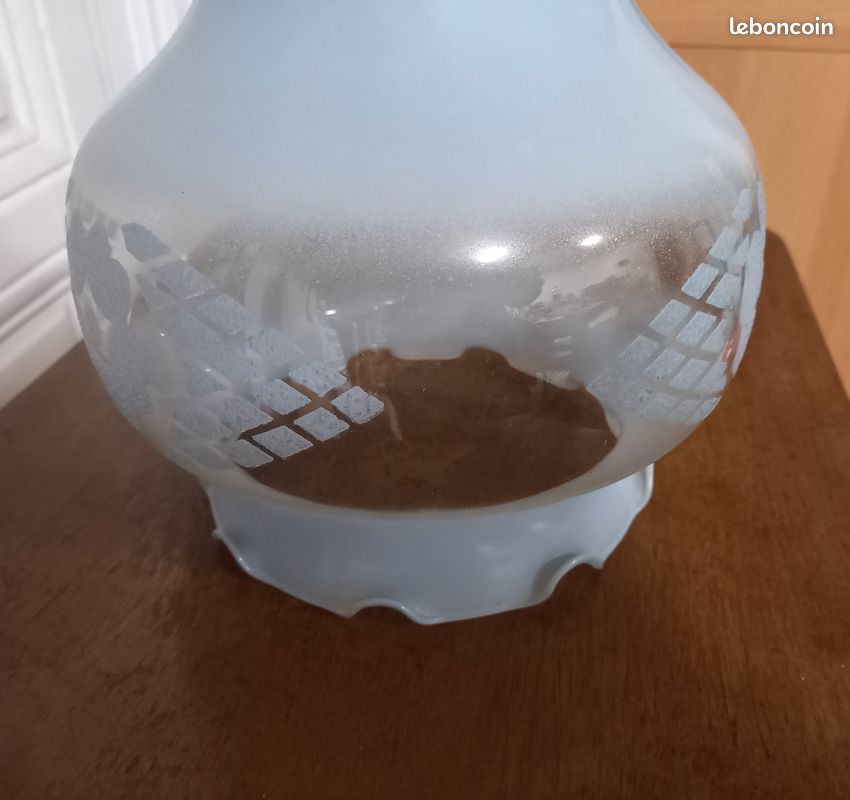 Abat-jour en verre vintage (image 6)