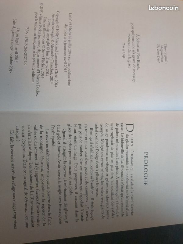 Magisterium tome 1 l'épreuve de fer (image 3)