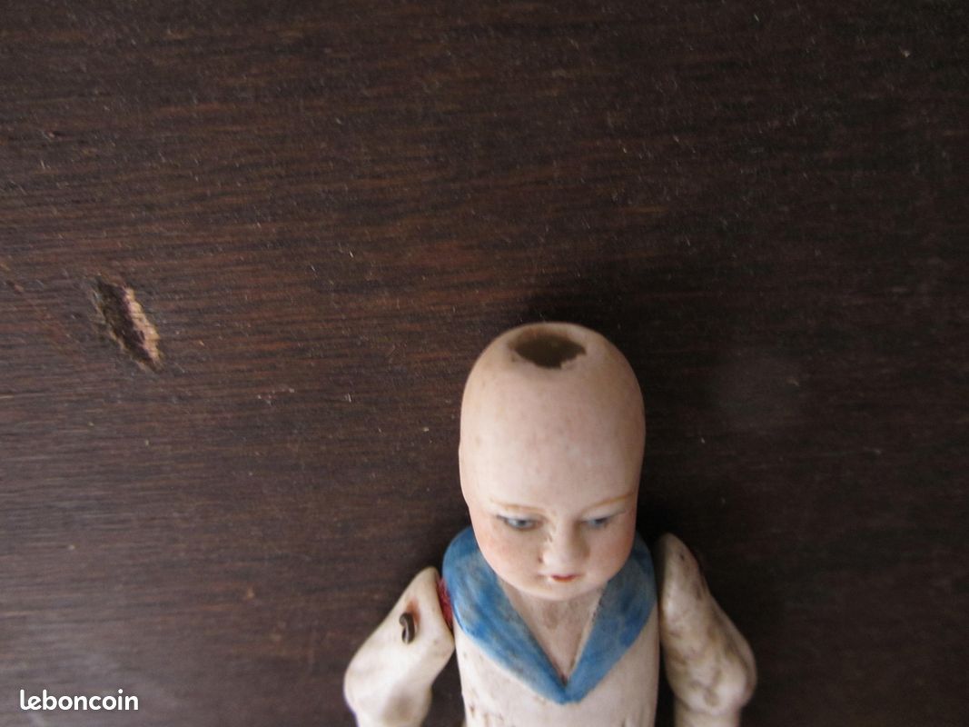 Petite poupée allemande articulée en porcelaine 1900 - Collection
