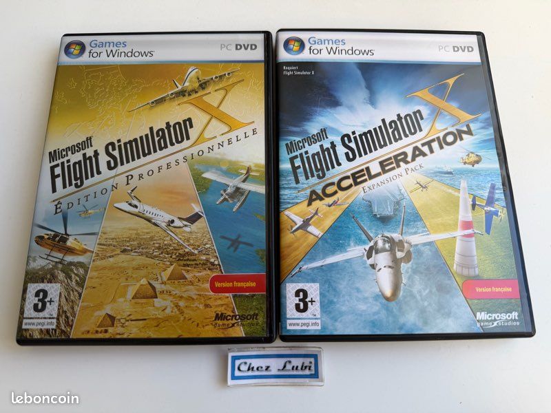 Microsoft Flight Simulator X + acceleration pack PC FR