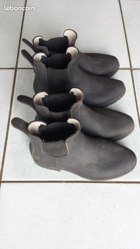 2 paires de boots d ' équitation taille 32 (image 2)