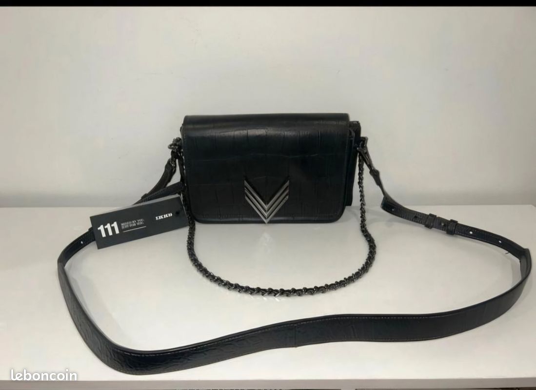 Sac Pochette Sac Ikks Noir IKKS Le 111 Little Italy Sac Pochette