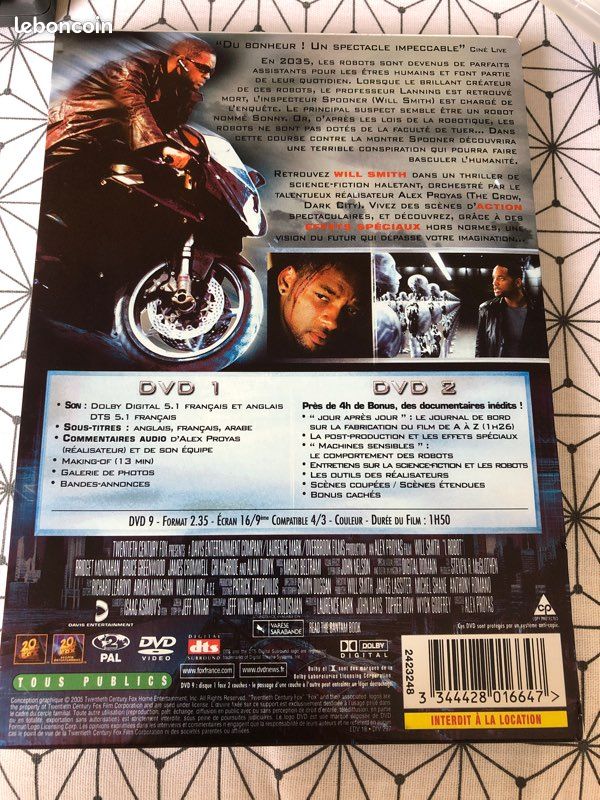 Dvd Will Smith I Robot (image 2)