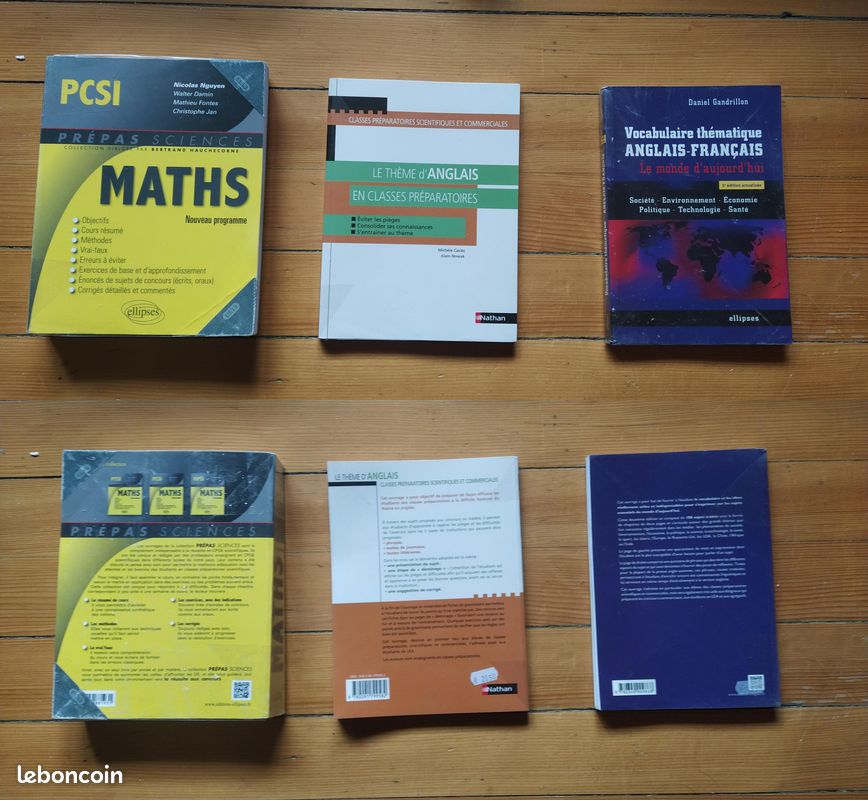 Livres de classes préparatoires PCSI/PSI (image 1)