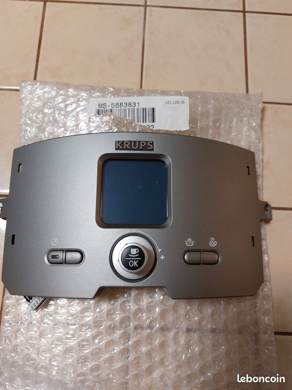 Platine façade avec la carte électronique pour cafetière à grain KRUPS (image 1)