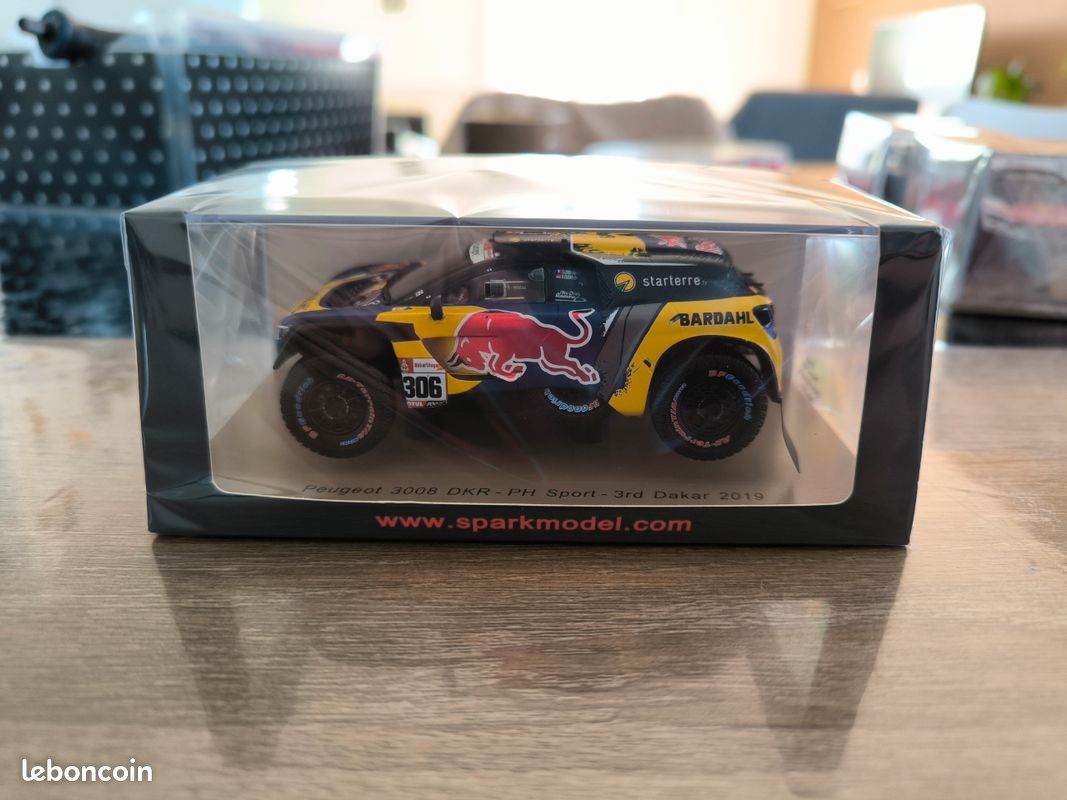 Peugeot 3008 DKR Dakar 2019 – Sébastien Loeb – Starterre 1/43, Miniature Neuve