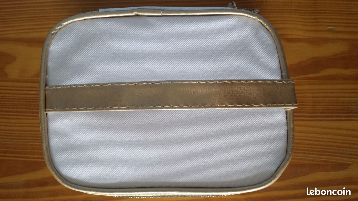 Trousse de maquillage blanc/or en synthétique – LBVYR (image 5)