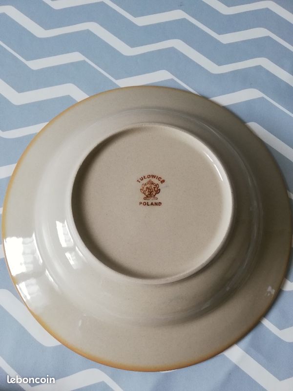 Assiettes grège moucheté (image 2)