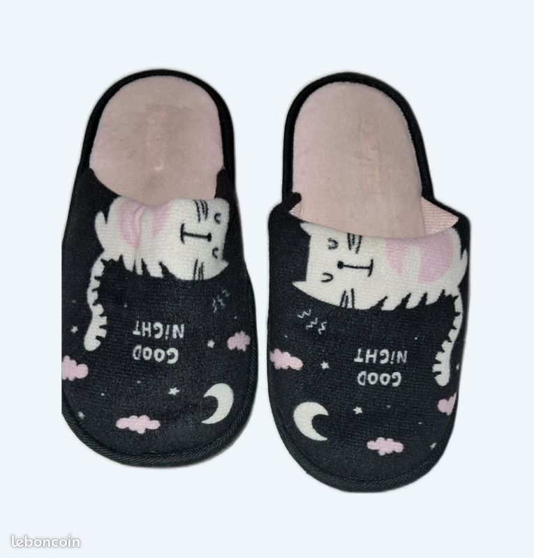Pantoufles chat 32(hj) (image 1)