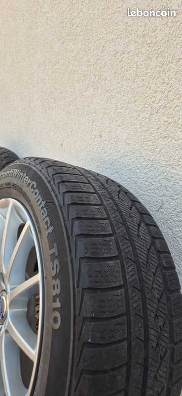 4 jantes aluminium Volvo "Castula" 16" + pneus hiver (image 2)