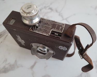 Caméra Pathé Web 9.5mm Avec Objectif Berthiot Cinor Special - Collection