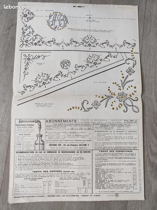 Le journal des brodeuses / février 1971 (image 5)