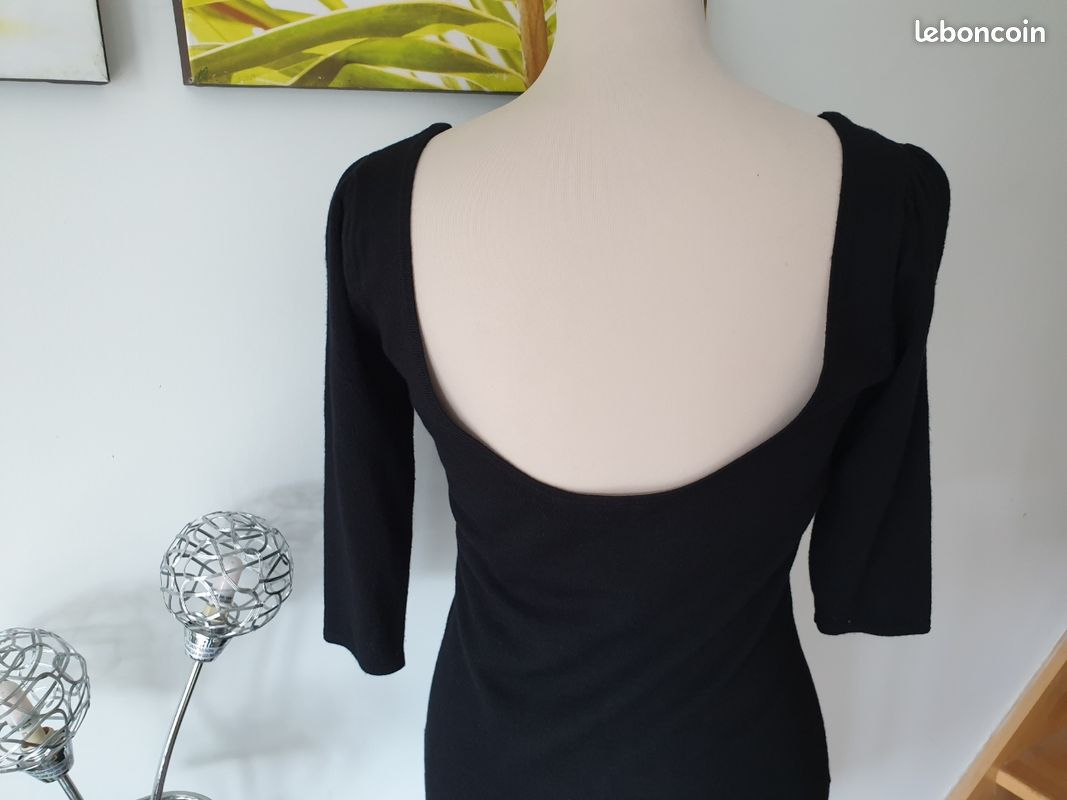 Jolie robe noire légère demi-saison 🌻 Neuve (image 2)