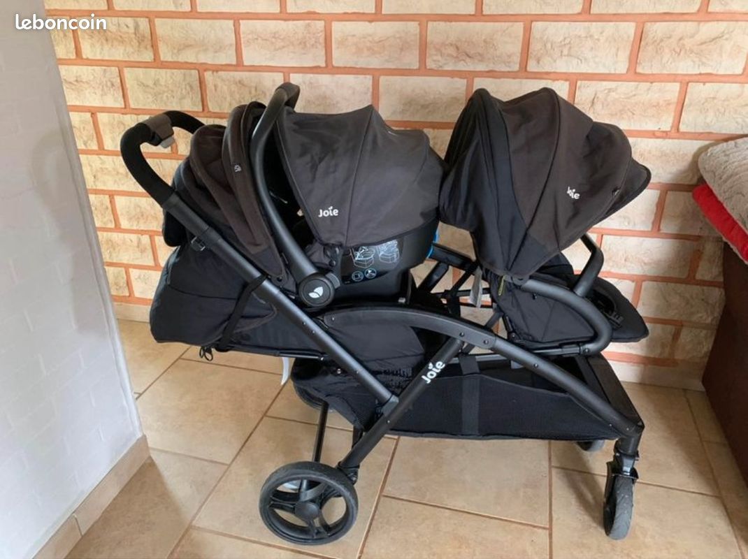 Poussette Canne Double Poussette Double Joie Occasion Evalite Duo