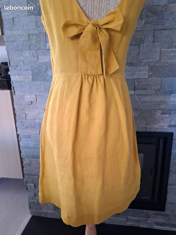 Caroll Robe été féminine en lin Taille 38 (image 11)