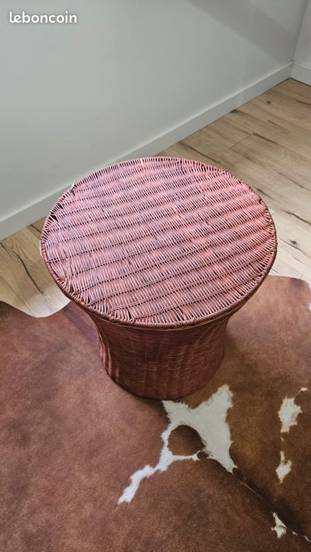 Table basse Maison du Monde – style naturel tressé (image 4)
