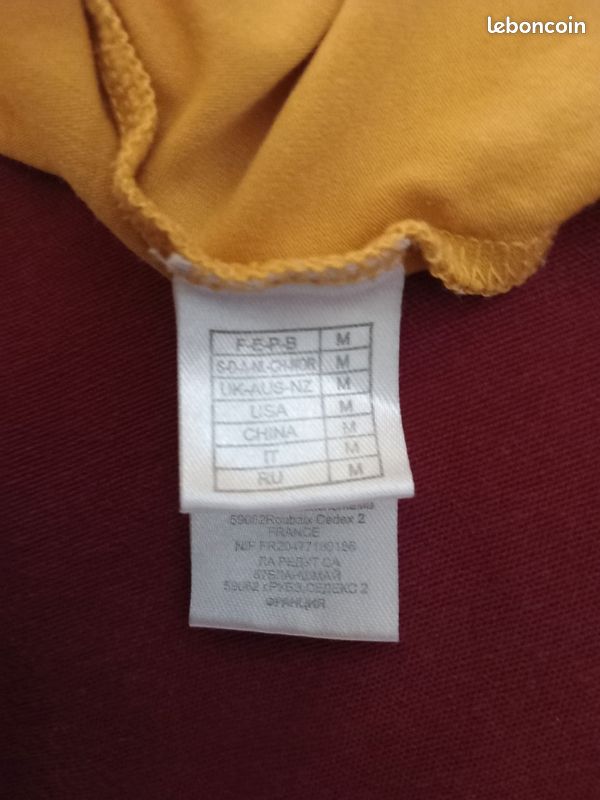 T-shirt manches courtes - jaune moutarde col bateau - La Redoute R Edition - XS/S - 34/36 (image 3)
