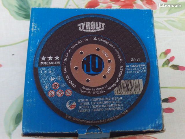 Lot de 24 DISQUES à TRONCONNER TYROLIT PREMIUM (image 2)