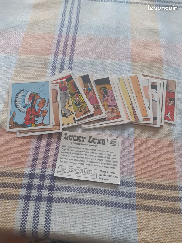 31 vignettes différentes Lucky luke panini vintage année 90++±+ (image 1)