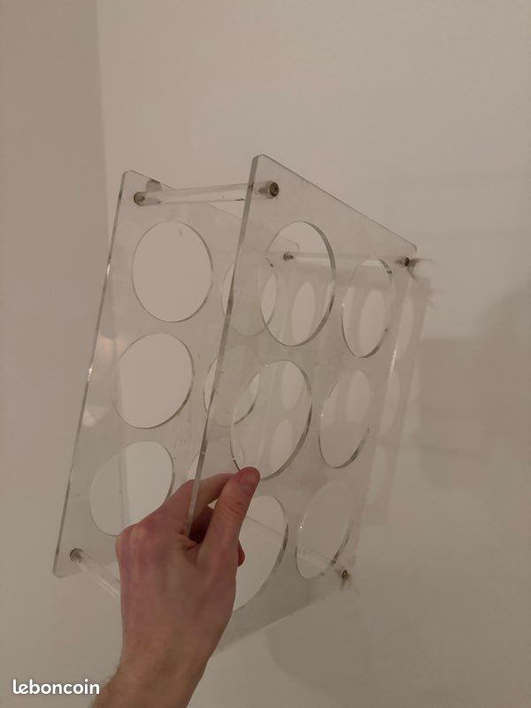 Range bouteille plexi vintage (image 1)