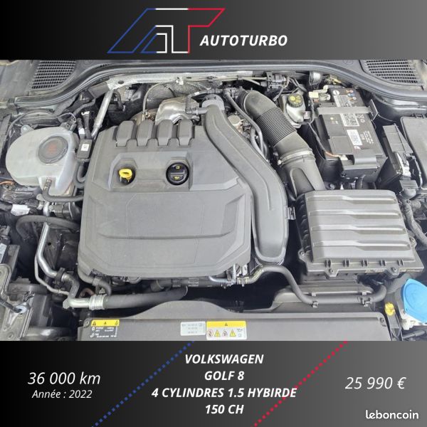 Volkswagen GOLF VIII 1.5 ETSI OPF 150CH STYLE DSG7 (image 11)