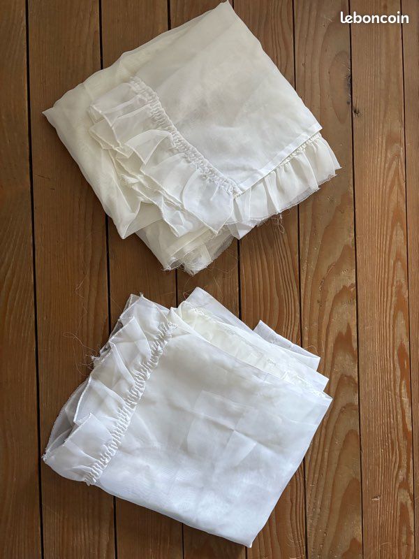 Rideaux blanc 208cm (image 7)