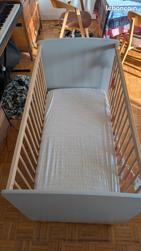 Lit bébé évolutif + matelas (image 2)