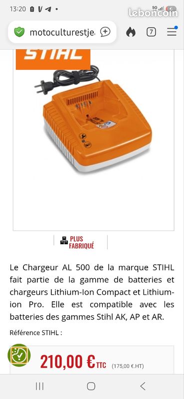 Chargeur stihl (image 2)