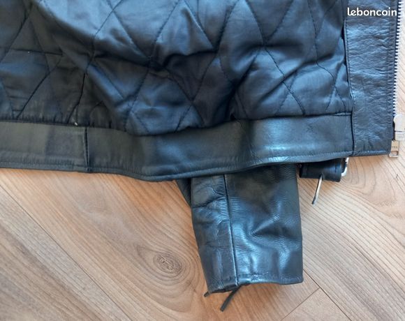 Veste Blouson Simili Cuir Blanc Cassé - Taille 40 Femme - Camaieu - Neuf Avec Étiquettes