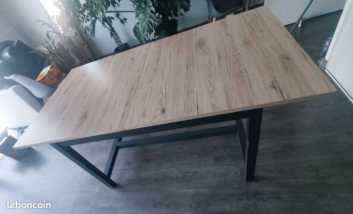 Table à manger extensible - Style industriel - Prix négociable (image 2)