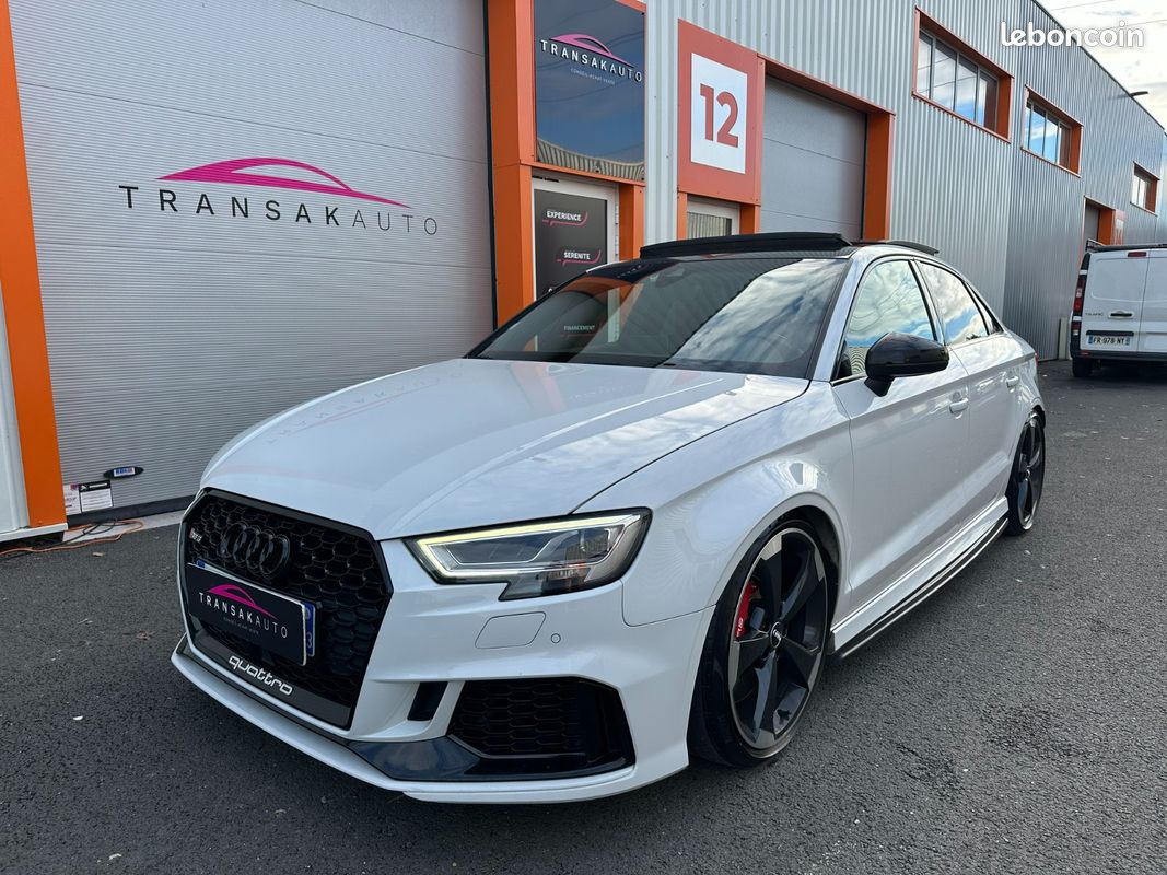 AUDI RS3 SPORTBACK Berline 2.5 TFSI DAZA 400 S tronic 7 Quattro Immat FR *Sieges RS / Toit ouvrant / Bang Olufsen (image 1)