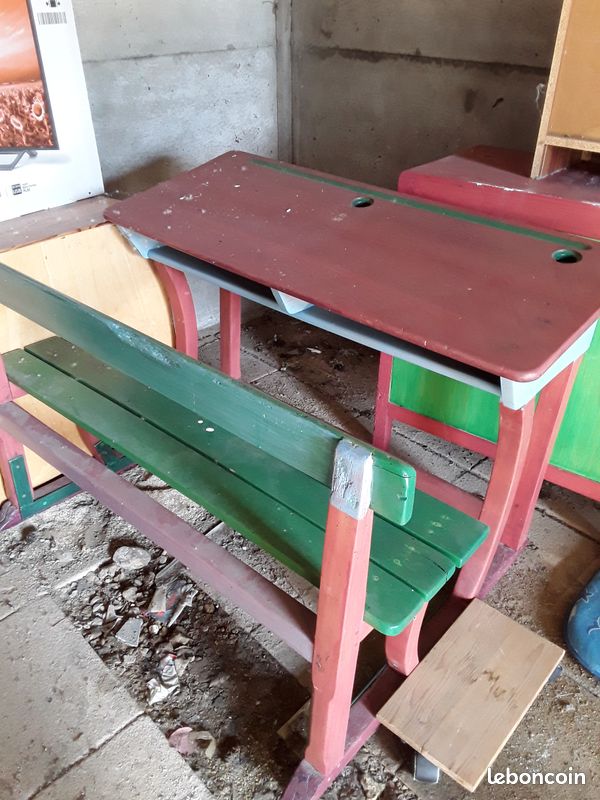 Bureau ecolier ancien (image 4)
