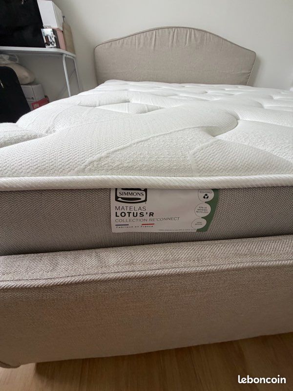 Lit IKEA + matelas Simmons 160x200 (image 3)