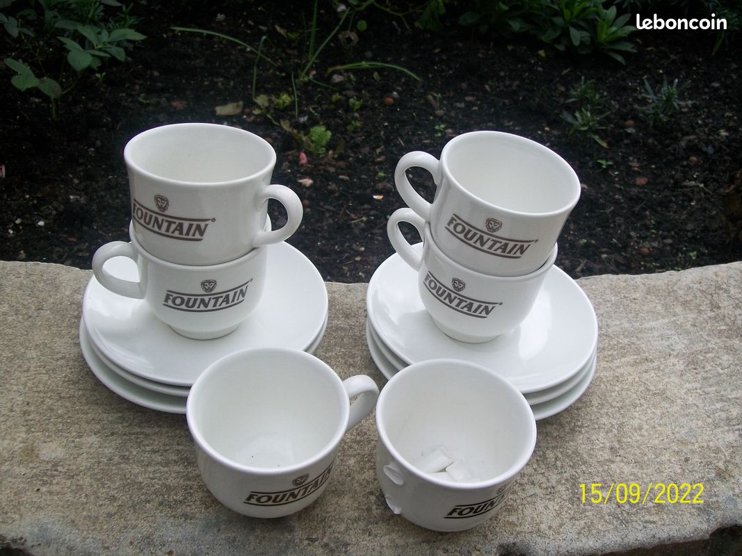 Tasses Neuves Fountain Origine 20 Ans, (image 6)
