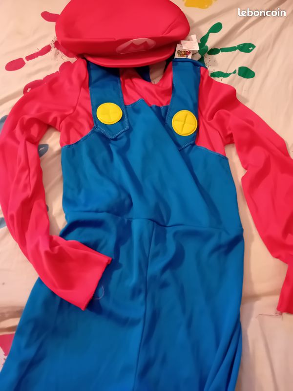 Déguisement mario 8/10 ans (image 1)