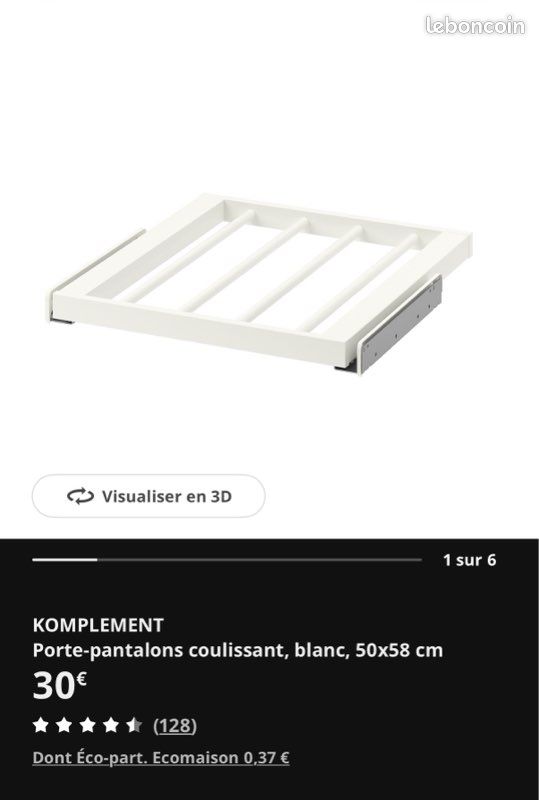 Porte pantalon ikea (image 1)