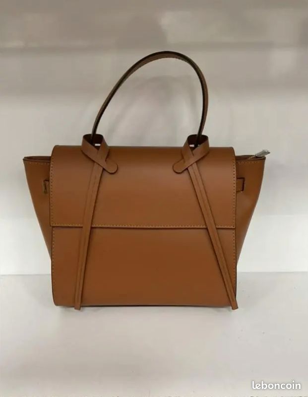 Sac à Bandoulière en Cuir Véritable Premium, Élégant et Pratique, Sac en Cuir Tendance pour Femme, Accessoire Chic et Durable au Quotidien (image 2)