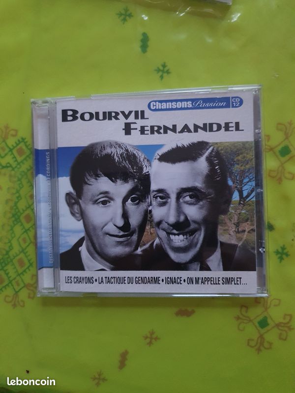 CD Bourvil et Fernándel 25 chansons (image 1)