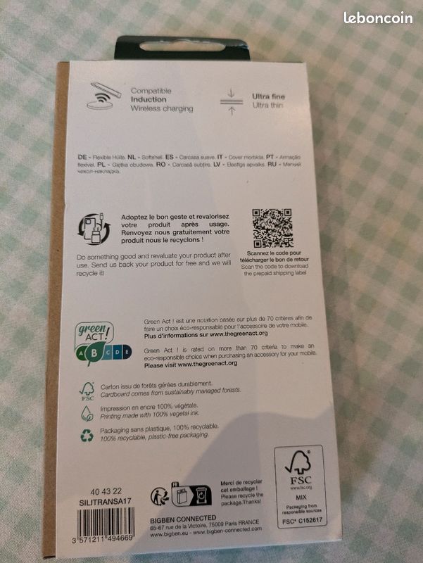 Coque Oppo A17 neuve transparente (image 2)