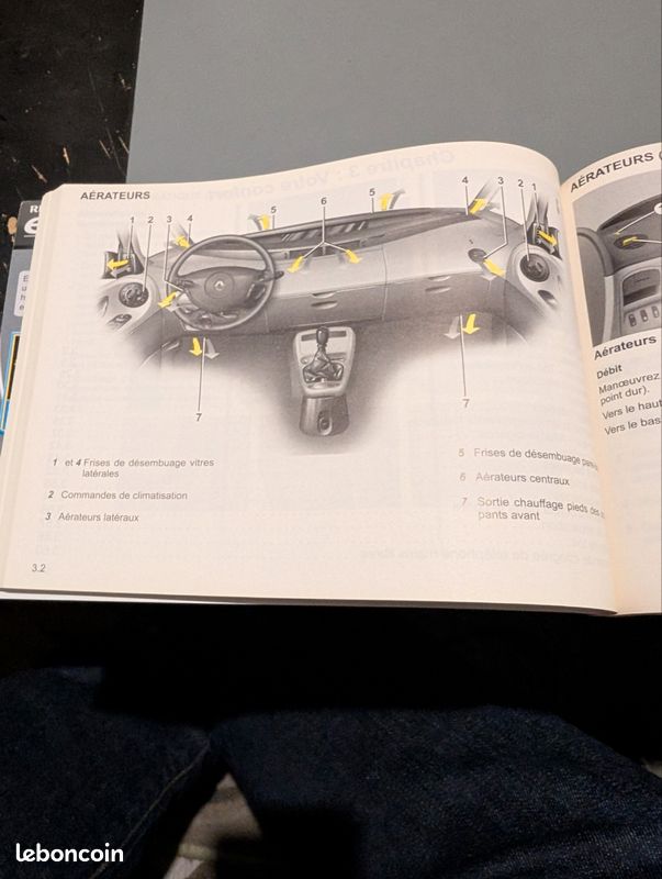 NOTICE MANUEL GUIDE Utilisation Français Renault Arkana Phase 1 EUR 25