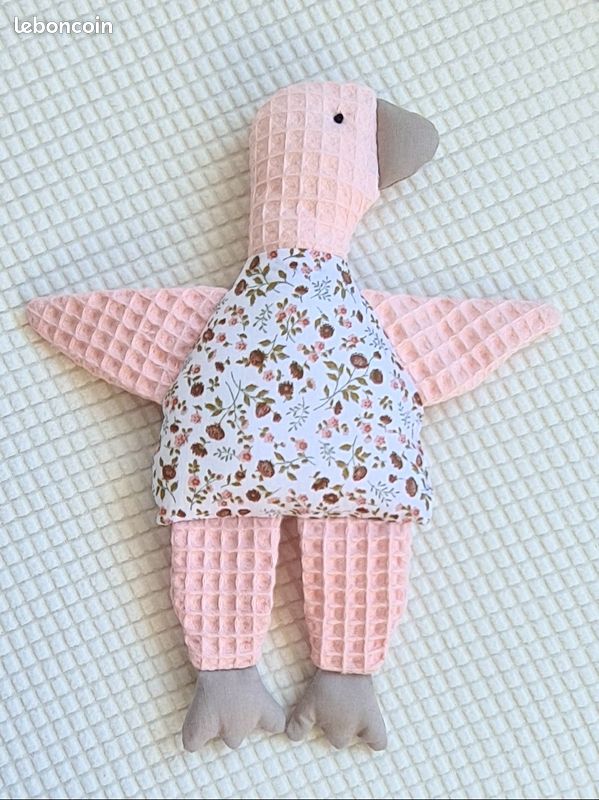 Doudou oiseau pour fille (image 1)