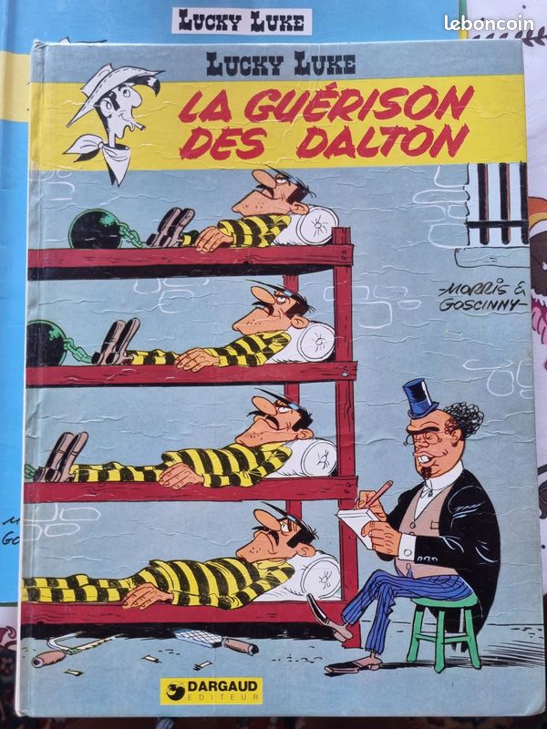 BD - Lucky Luke, La guérison des Dalton 1975 (image 1)