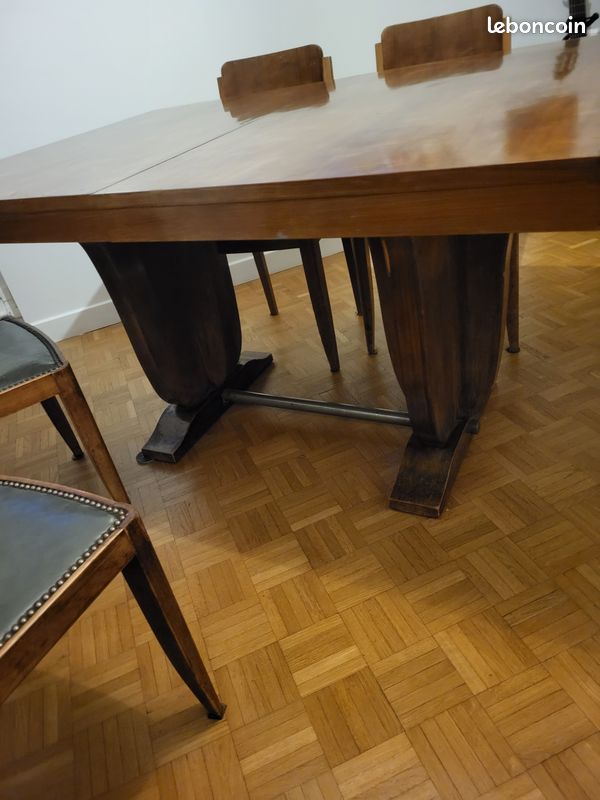 Table à manger extensible style rétro (image 2)