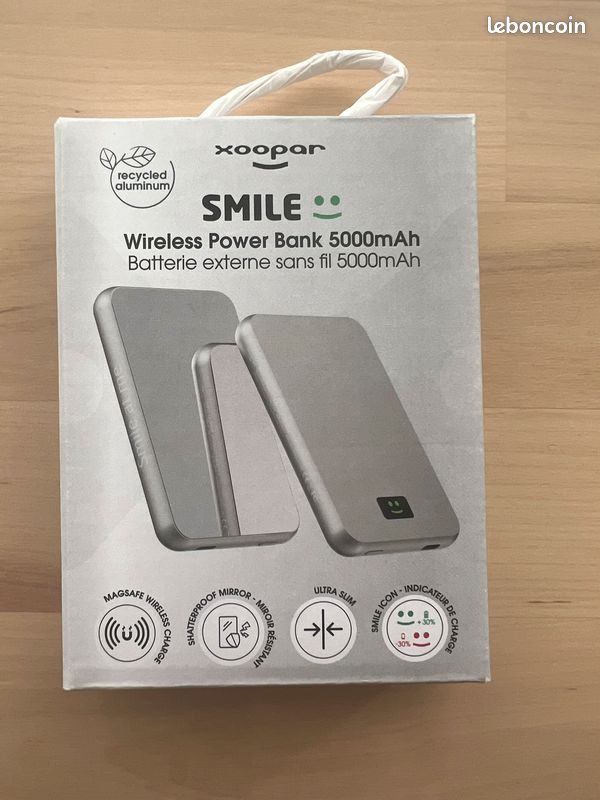 BATTERIE DE SECOURS MAGSAFE CHARGEMENT SANS FIL 5000 MAH